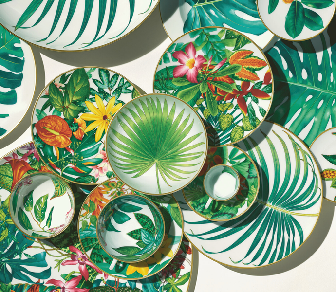 Hermès new Passifolia Tableware collection